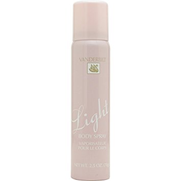 Vanderbilt by Gloria Vanderbilt Light Body Spray for Women, 2.5 oz
