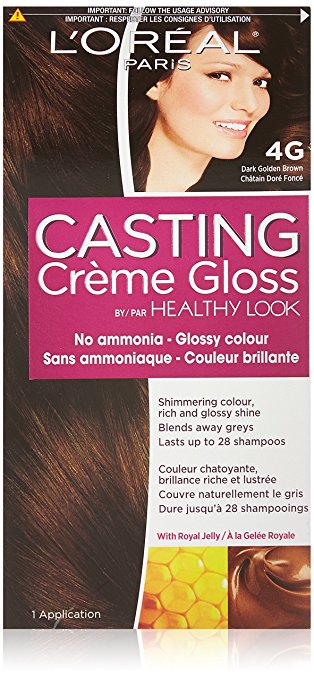 L'Oreal Paris Healthy Look Dark Golden Brown, Golden Chocolate #4G