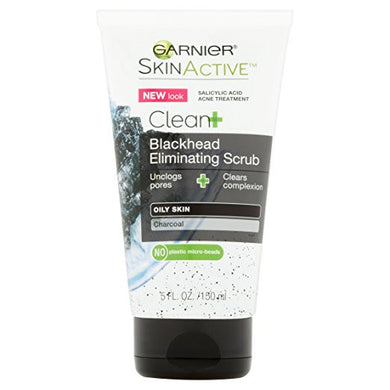 Garnier SkinActive Clean+ Blackhead Eliminating Scrub, 5 fl oz